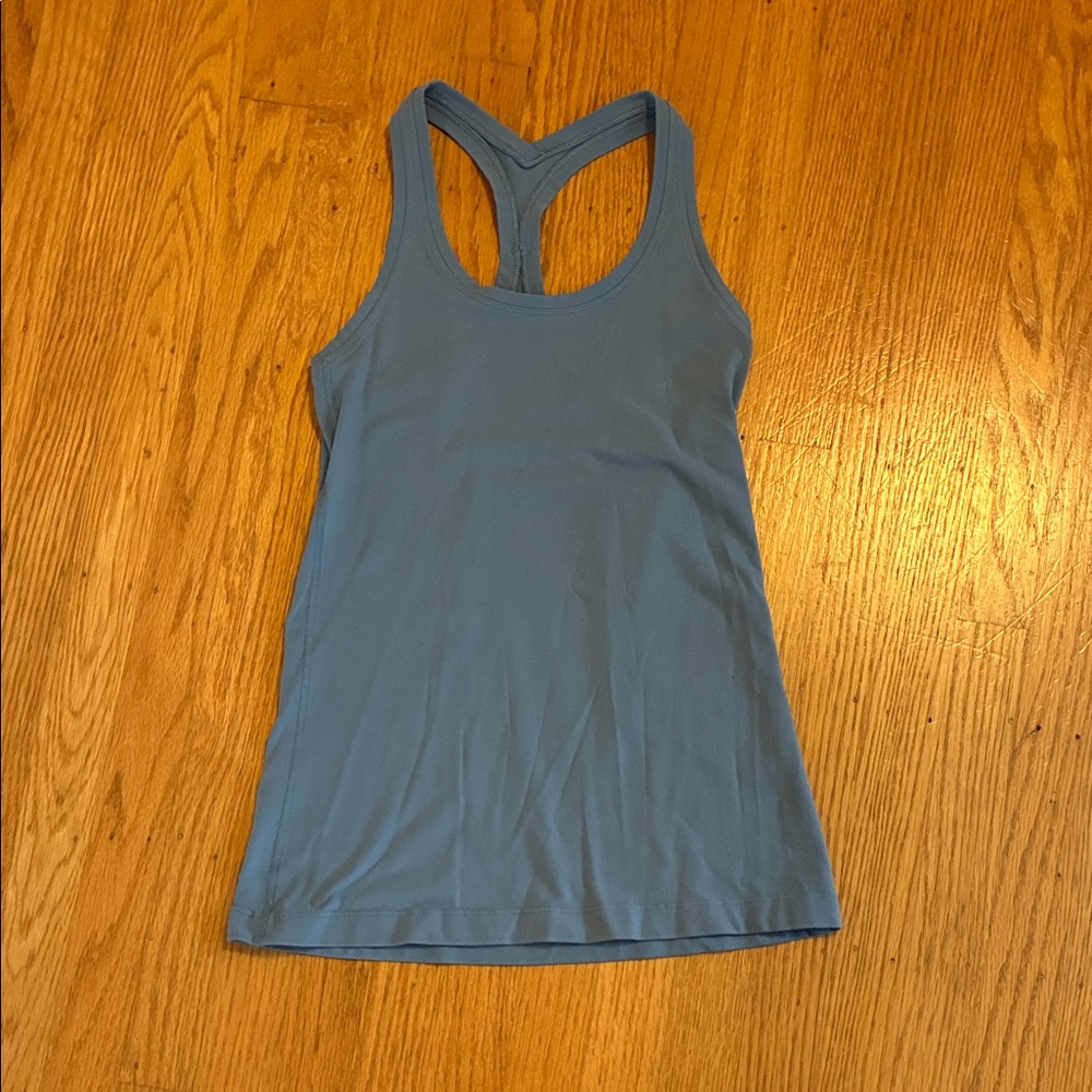 lululemon athletica Steel Blue Tank Top